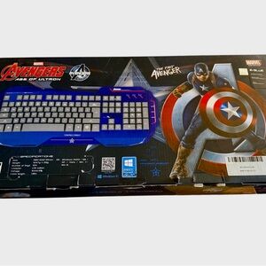 E-Blue Captain America Alu-Metal Gaming Keyboard